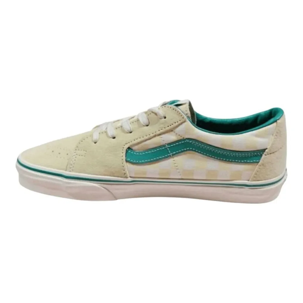 NWOB VANS SK8 Low 'Checkerboard Banana Cream' Sneaker Size 10